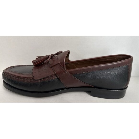 Johnson & Murphy Shoes Loafers Men\'s Size 9 M Leather Tassel Black Brown Comfort main image 4
